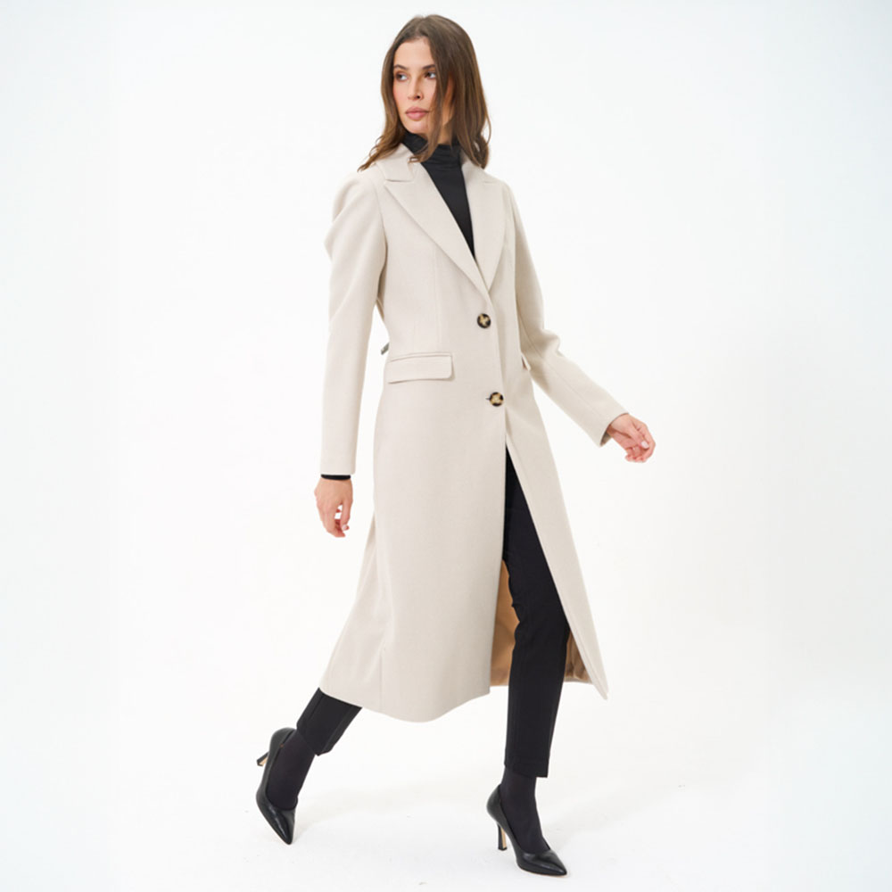 Model — full look — white